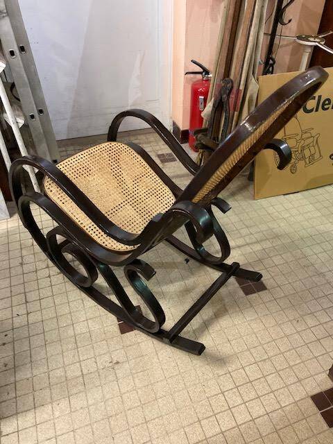 Wooden rocking chair