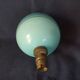 Blue opaline Art Deco lamp base