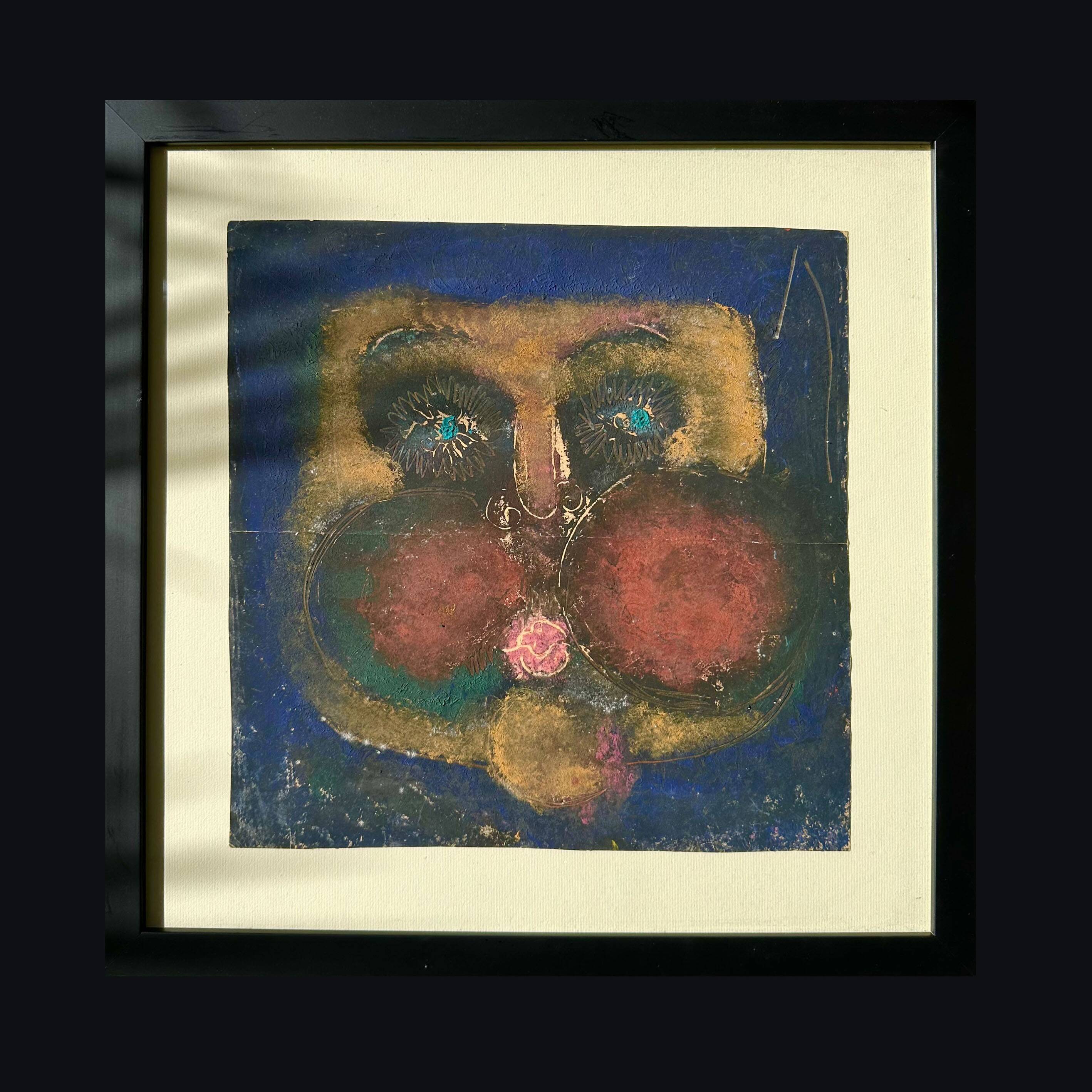 Expressionist portrait from the 1970s
