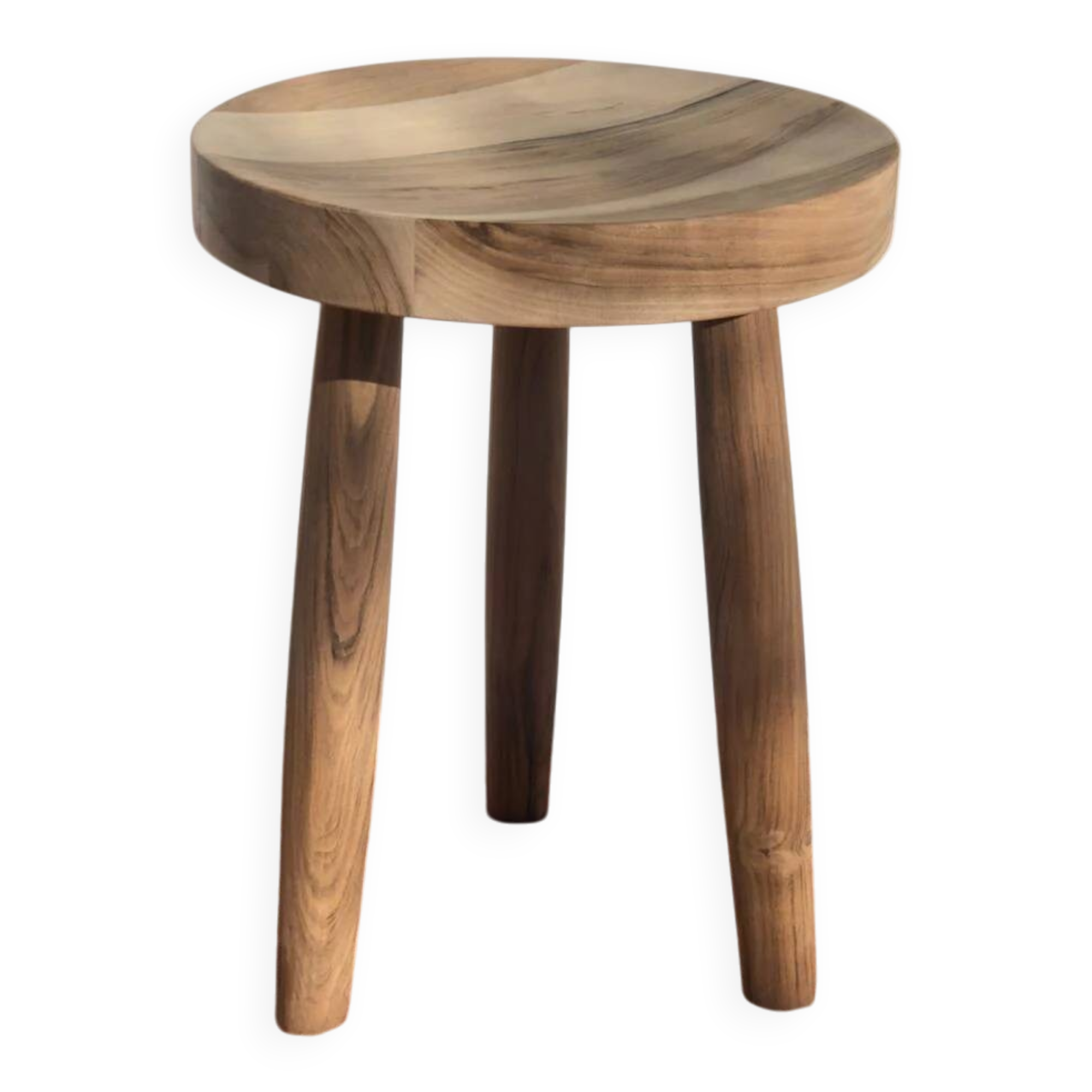 low wooden stool (vintage Moroccan)
