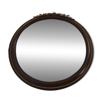 Ancien miroir rond