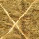 Large ochre and mustard Moroccan Mrirt rug 350x300 cm – diamond pattern
