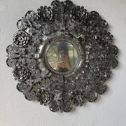 Miroir mexicain vintage en métal