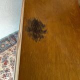 Vintage 70s double curtain filing cabinet