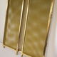 Vintage brass chimney firewall