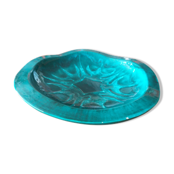 Fruit bowl circa 1950 in ceramic, signed Giraud in Vallauris