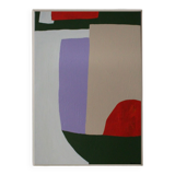 Acrylic painting on stretched canvas