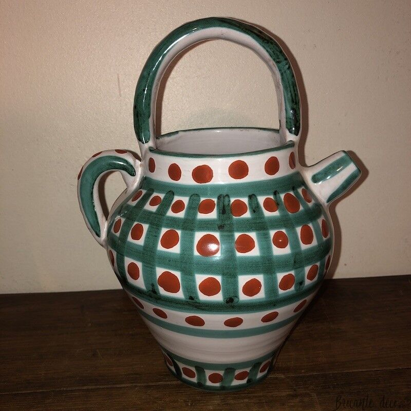 Vintage Vallauris service signed A.Fazio