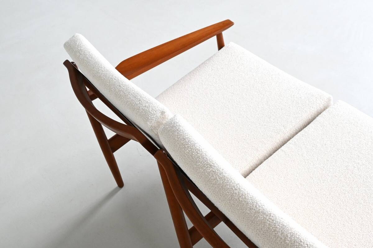 Svend Age Eriksen three-seat sofa in teak Glostrup Denmark 1960
