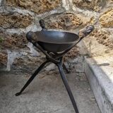 Tripod pocket emptier handcrafted African art ethnic tribal decoration