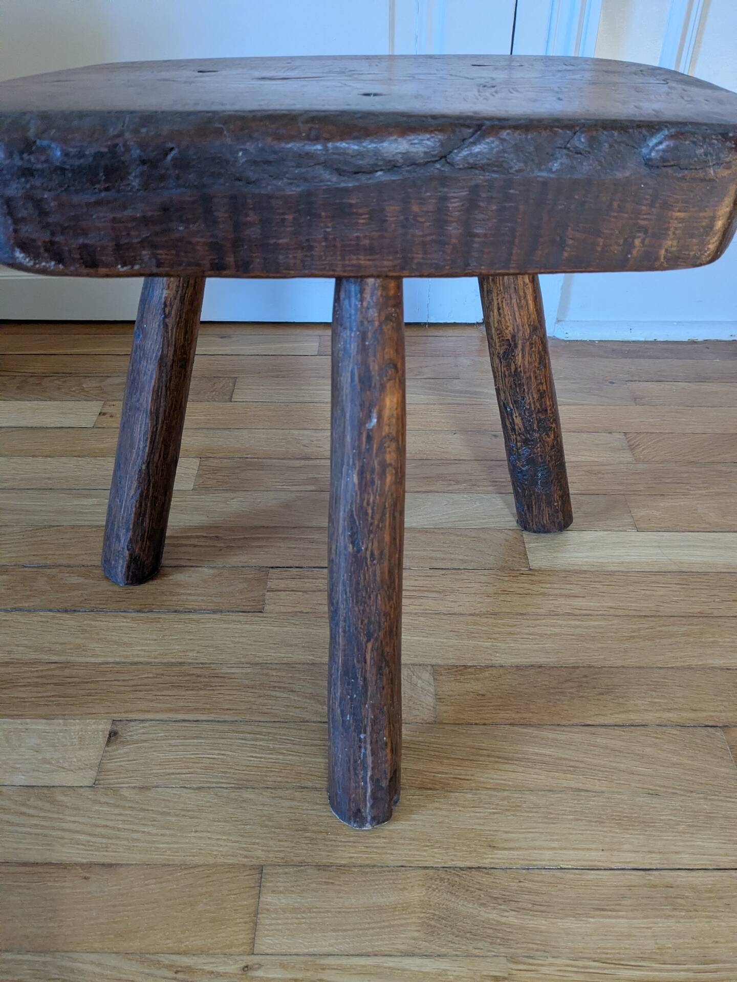 Brutalist tripod stool