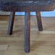 Brutalist tripod stool