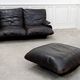 Canapé vintage Marsala pour Ligne Roset en cuir marron, 1980