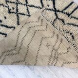 Handmade Moroccan Berber carpet 224 x 127 CM