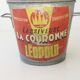 Antique washing machine the leopold crown - size 0 zinc folk art
