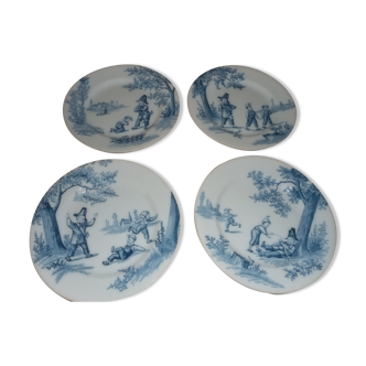 Assiettes Terre de feu collection garde champétre