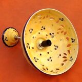 Chandelier / Pendant light (large model) Openwork lampshade Glazed ceramic