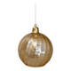 Vintage globe pendant lamp in amber glass