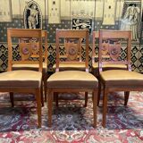 Suite of 6 Empire style chairs - Restaurarion