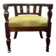 Fauteuil de bureau en acajou style Anglais