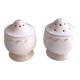 Vintage porcelain salt and pepper shaker duo