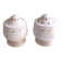 Vintage porcelain salt and pepper shaker duo