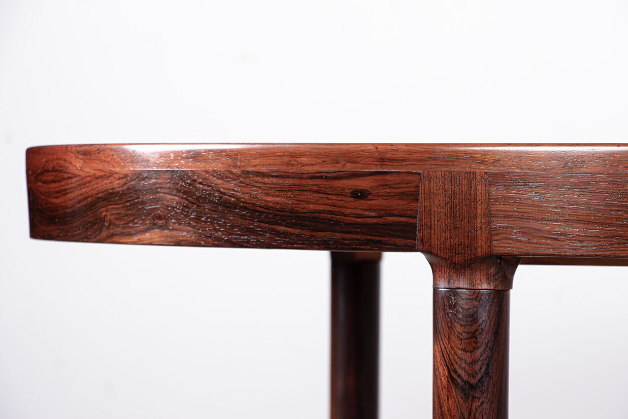 Table de repas, ovale, extensible, Danoise en Palissandre, Harry Østergaard