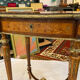 Napoleon III period dressing table (1855) fully inlaid.