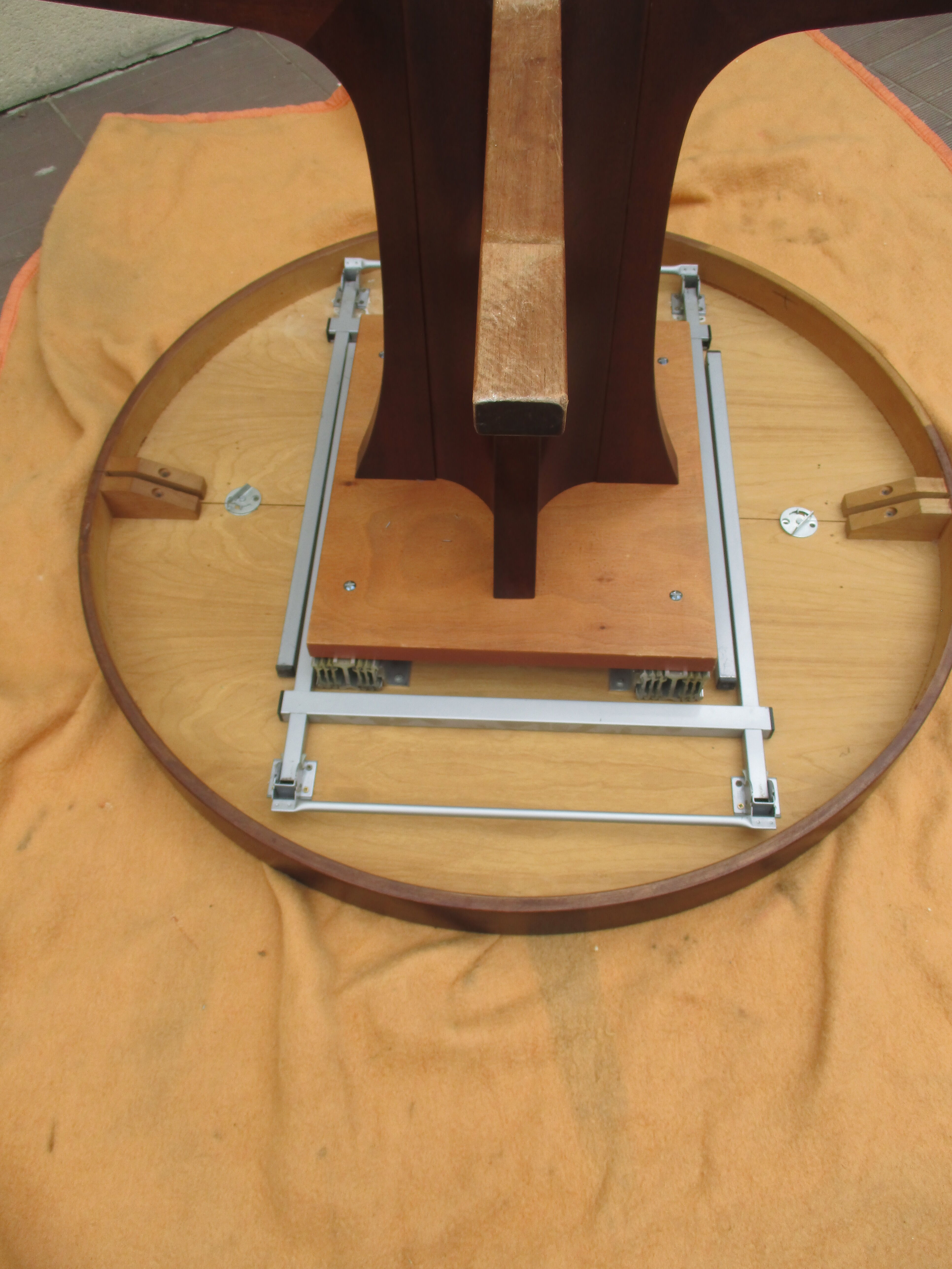 Scandinavian table Scandinavian rosewood vintage extendable