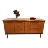 Buffet rétro vintage en teck du milieu du siècle par Meredew 1970