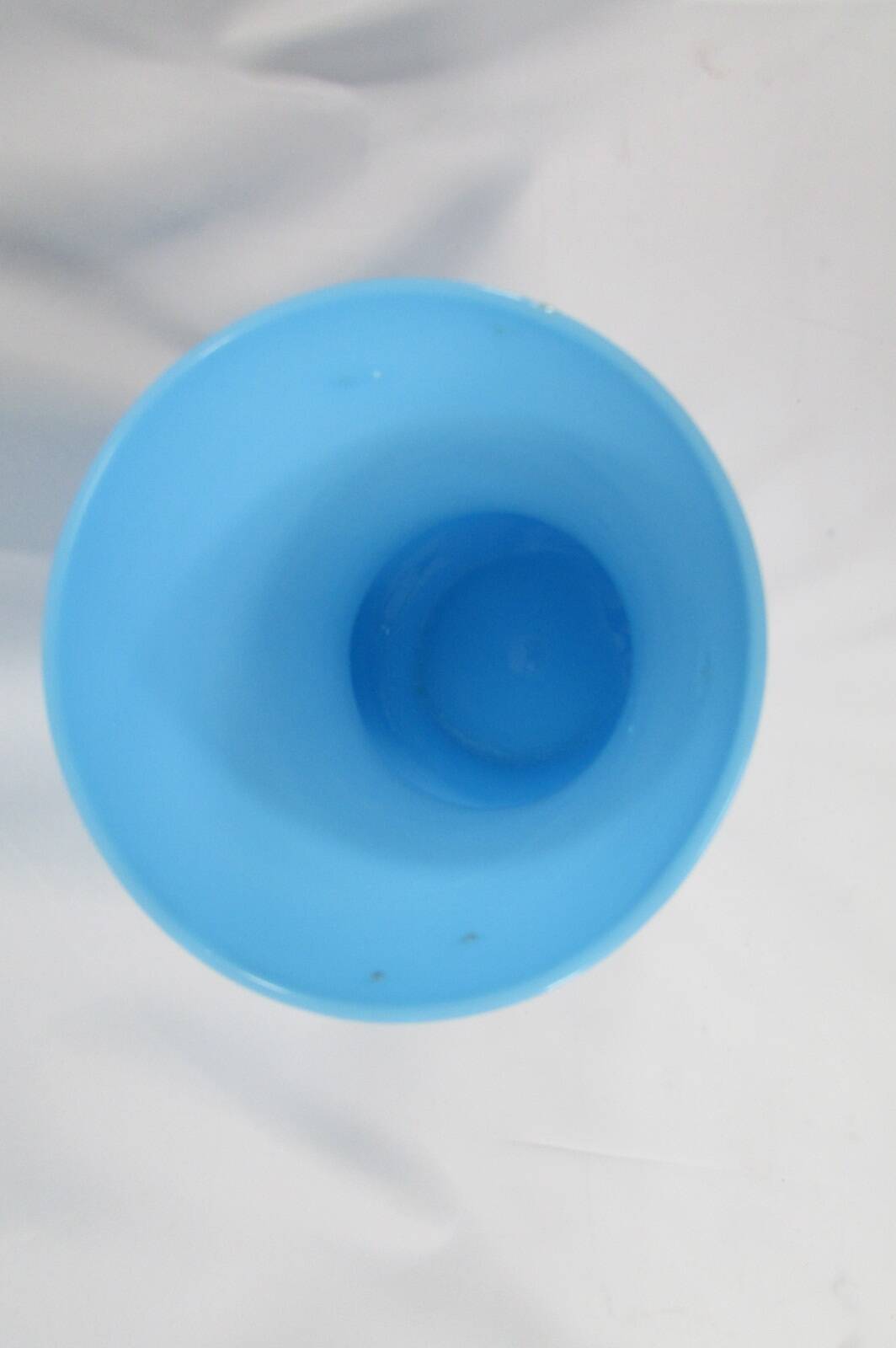 Blue opaline vase
