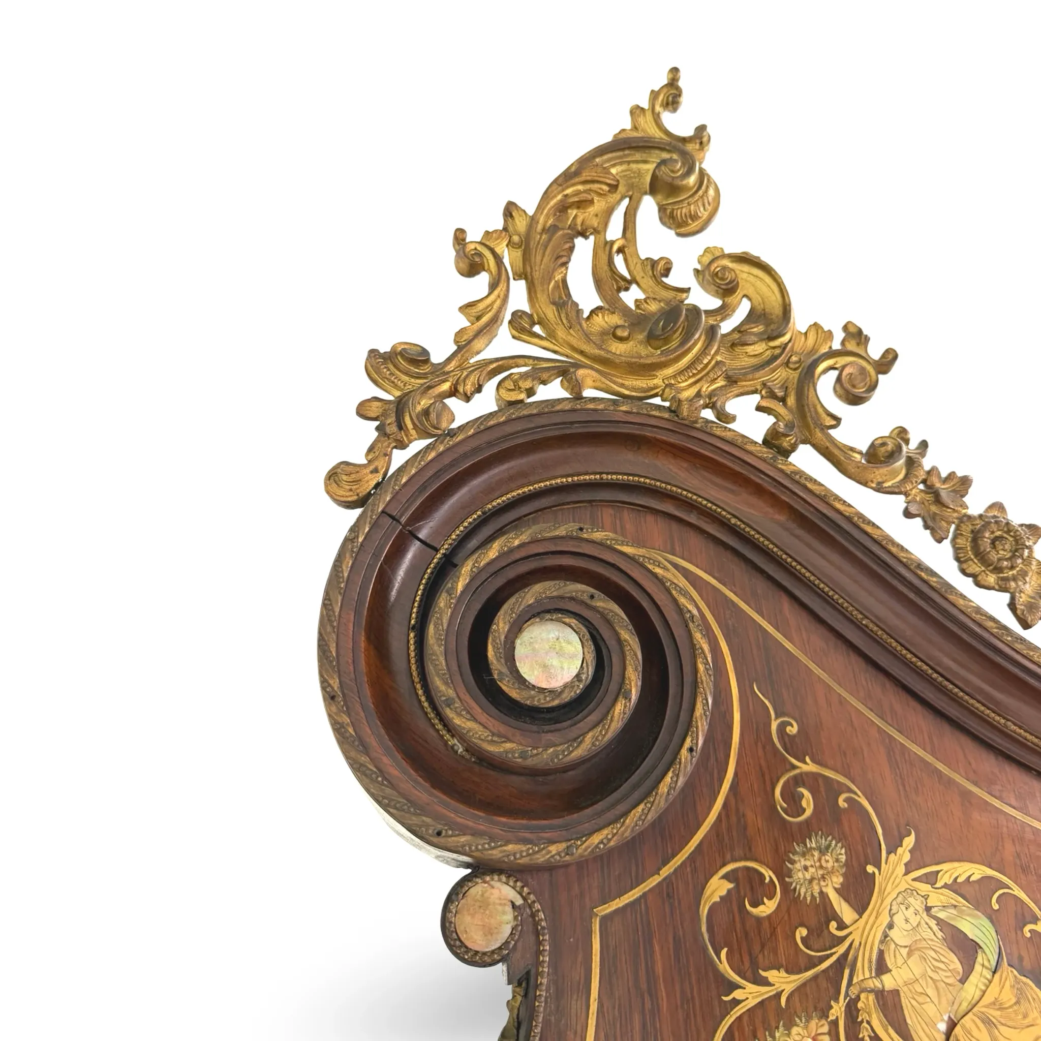 Elegant antique display cabinet, dating to 19th century