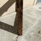 Old wooden fenestron 35x55 cm