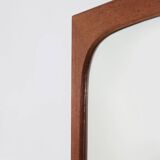 Minimalistic designed Mid-Century Danish Mirror in teak, 1960s