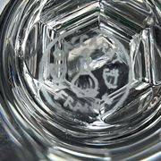 2 champagne glasses stamped Baccarat - Service Austerlitz