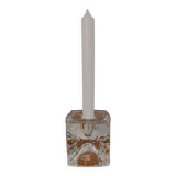 Bohemian crystal candle holder Rudolf Jurnikl for Rudolfova 60'S