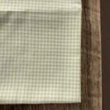 4 green rectangular napkins \u00e0 vintage tiles