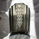 Vase art deco flanelle