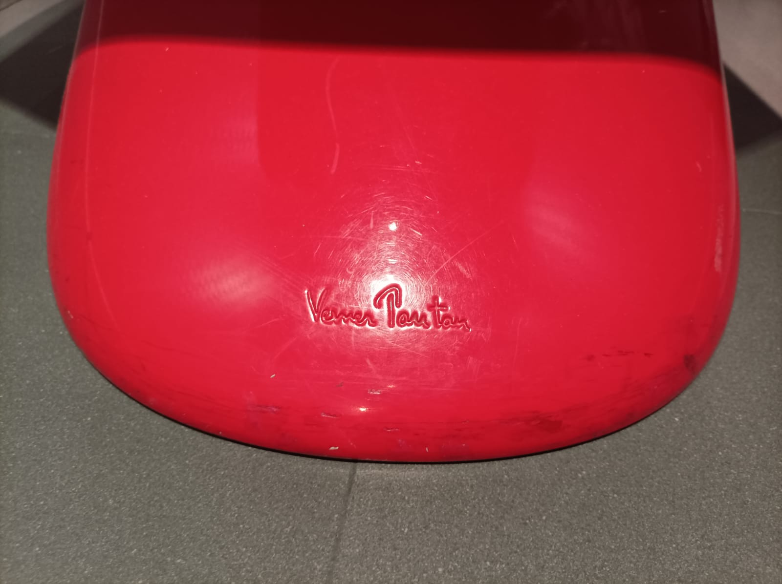 Ten chairs by Verner Panton