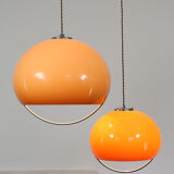 Space Age Jolly Pendant Lamps From Guzzini, Set of 2