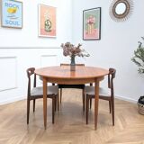 Vintage round dining table