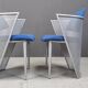 Set of 6 postmodern dining chairs, 1980s