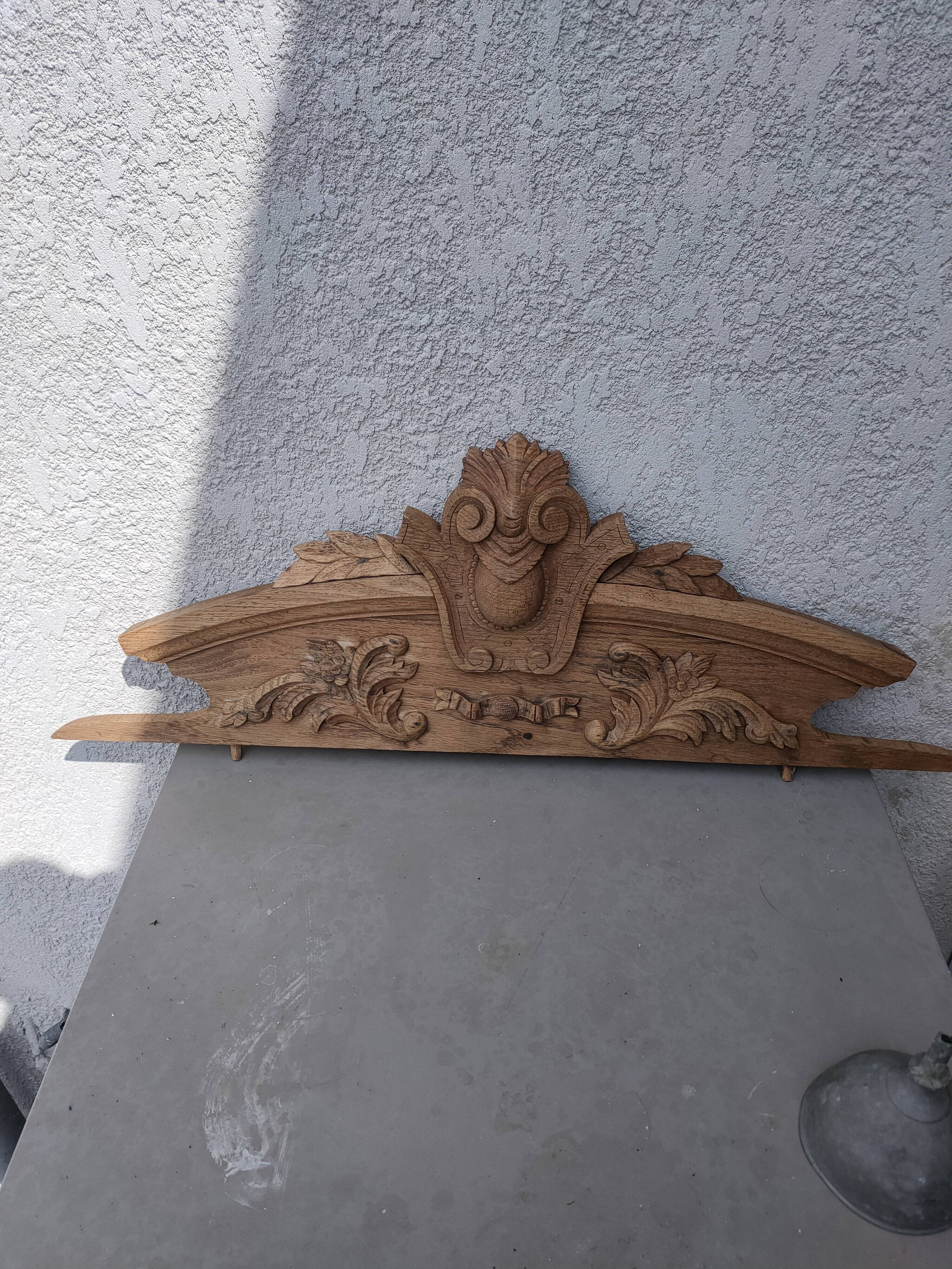 old oak pediment