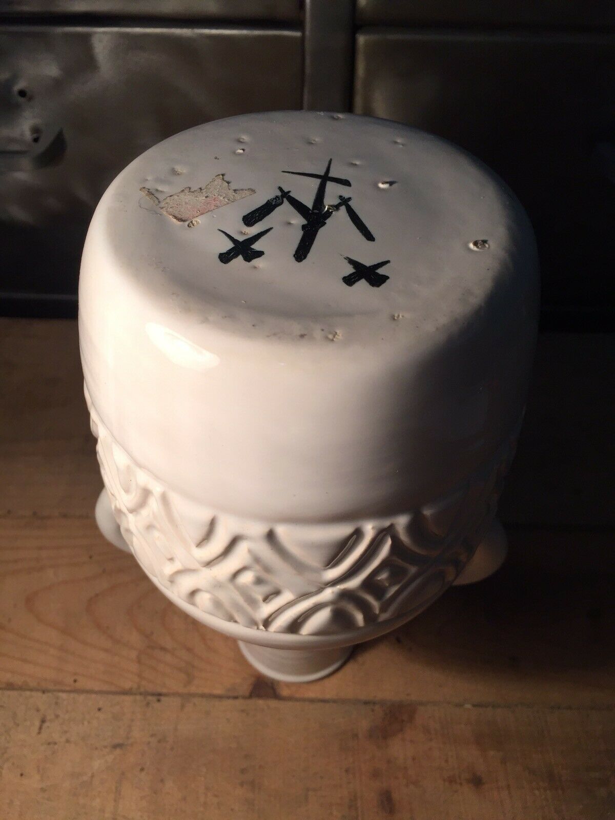 Ceramic vase from Wisques Abbey