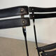 Pair of Celestina chairs by Marco Zanuso for Zanotta in black leather.