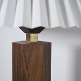 Vintage Danish rosewood table lamp