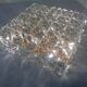 Gold-Plated & Crystal Glass Flush Mount Light from Kinkeldey, 1970s