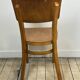 Lot de 6 chaises Bistrot Thonet vintage en bois 1960'S