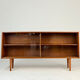 Vintage teak display cabinet sideboard shelf 60s midcentury