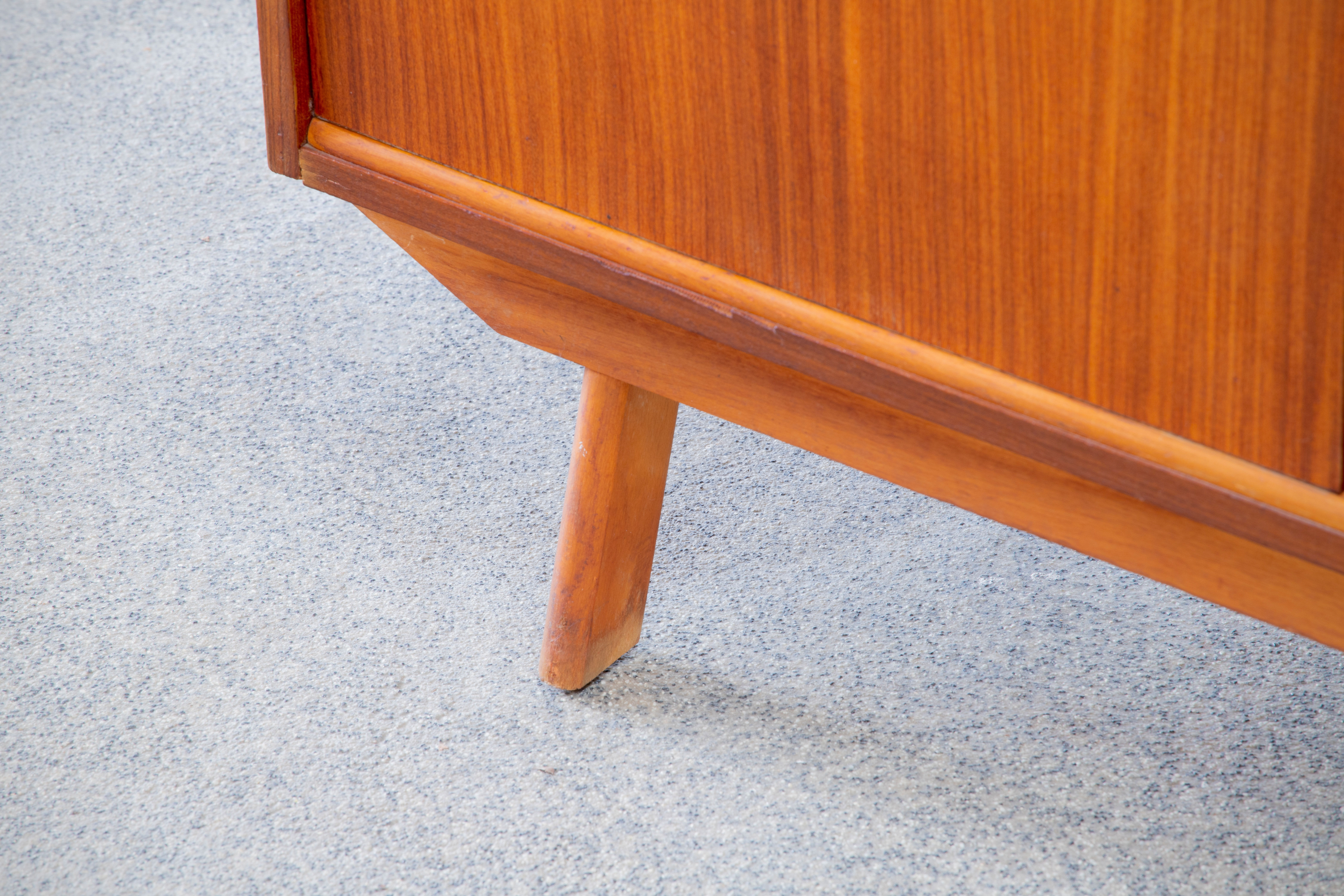 Scandinavian teak library 1960